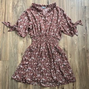 Floral mini dress